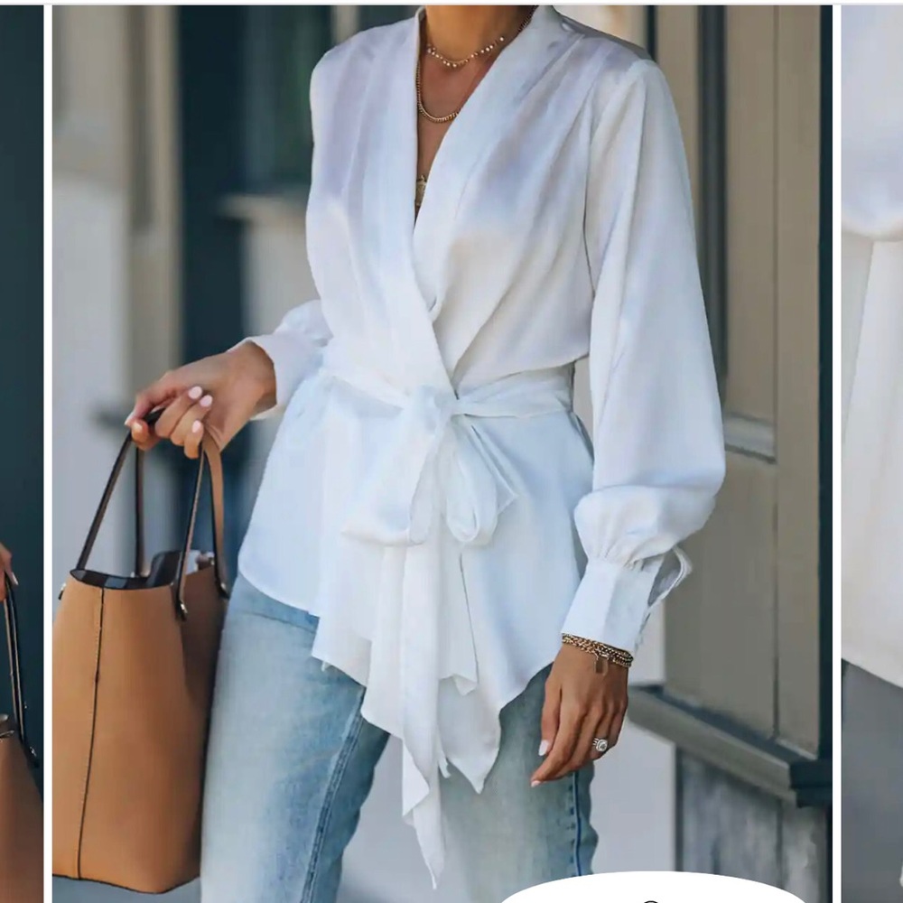 Satin blouse from Vici